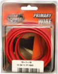 COLEMAN CABLE Road Power 55671533/12-1-16 Electrical Wire, 12 AWG Wire, 25/60 V, Copper Conductor, Red Sheath, 11 ft L AUTOMOTIVE COLEMAN CABLE   