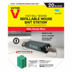 VICTOR Victor Fast-Kill M923 Mouse Bait Station, 2 -Opening, Plastic LAWN & GARDEN VICTOR   