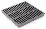 DRAINTECH DrainTech NDS980 Drain Grate, 9 in L, 9 in W, Square, 7/16 in Grate Opening, HDPE, Black PLUMBING, HEATING & VENTILATION DRAINTECH   