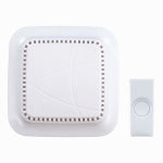 GLOBE ELECTRIC Wireless Door Chime Kit, White ELECTRICAL GLOBE ELECTRIC