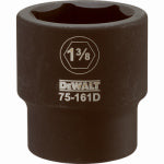 DEWALT DEWALT DWMT75161OSP Impact Socket, 1-3/8 in Socket, 7/8 in D Socket, 3/4 in Drive, 6-Point, CR-440 Steel, Black Oxide TOOLS DEWALT