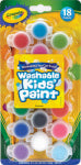 CRAYOLA LLC Washable Paint Set, 18 Colors