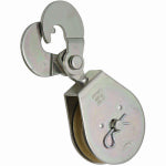 ASSA ABLOY AMERICAS RESIDENTIALI NC Scissor Hook Single Pulley, Zinc, 3 In.