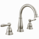 DELTA FAUCET CO Windemere 2-Handle Widespread High-Arc Bathroom Faucet, Brushed Nickel PLUMBING, HEATING & VENTILATION DELTA FAUCET CO
