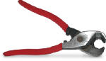 GB Gardner Bender GC-375 Cable Cutter, 8 in OAL, Steel Jaw, Rubber-Grip Handle, Red Handle ELECTRICAL GB