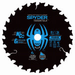 J S PRODUCTS Tarantula Framing Circular Saw Blade, 24-Tooth, 8-1/4 In. TOOLS J S PRODUCTS