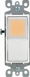 LEVITON MFG CO WHT 1POLE GRND SWITCH