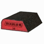 DIABLO Diablo ENDURA-BOND DFBCOMBCRS01G Dual Edge Sanding Block, 4 in L, 2-1/2 in W, 36 Grit, Ultra Coarse PAINT DIABLO