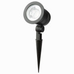 FUSION PRODUCTS LTD. Wired Low-Voltage LED Spotlight, Black Metal, 100 Lumens