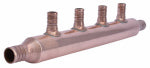 SHARKBITE SharkBite 22786A Manifold, 3/4 in Inlet, 3/4 in Outlet, Copper, 160 psi Pressure PLUMBING, HEATING & VENTILATION SHARKBITE