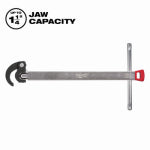 MILWAUKEE ELECTRICAL TO Milwaukee 48-22-7001 Basin Wrench, Ergonomic Handle, Metal TOOLS MILWAUKEE ELECTRICAL TO