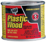 DAP GLOBAL INC Plastic Wood Cellulose Fibre Wood Filler, White, 4-oz. PAINT DAP GLOBAL INC