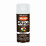 KRYLON DIVERSIFIED BRANDS Fusion All-In-One Spray Paint + Primer, Satin Bright White, 12-oz.