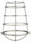 WESTINGHOUSE Westinghouse 85031 Cage Shade, Metal, Brushed Nickel, 6-3/4 in Dia x 8 in H Dimensions ELECTRICAL WESTINGHOUSE