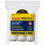 PURDY Purdy 14F864000 Roller Cover, 1/2 in Thick Nap, 9 in L, Dralon Fabric Cover PAINT PURDY