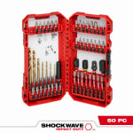 MILWAUKEE ELECTRIC TOOL CORP 50-Pc. Shockwave Impact-Duty Drill & Driver Bit Set TOOLS MILWAUKEE ELECTRIC TOOL CORP