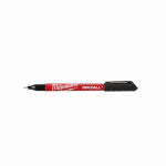MILWAUKEE Milwaukee INKZALL Series 48-22-3160 Pen, Black, 5.1 in L, Plastic Barrel, Red Barrel TOOLS MILWAUKEE