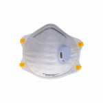 SAFETY WORKS INC N95 Harmful Dust Respirator with Valve, 2-Pk.