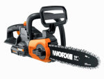 WORX WORX WG322 Auto-Tension Chainsaw, Battery Included, 20 V, 10 in L Bar, 3/8 in Pitch OUTDOOR LIVING & POWER EQUIPMENT WORX   