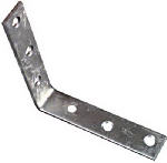 ASSA ABLOY AMERICAS RESIDENTIALI NC 5 x 1 In. Galvanized Corner Brace HARDWARE & FARM SUPPLIES ASSA ABLOY AMERICAS RESIDENTIALI NC