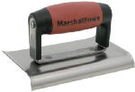 MARSHALLTOWN 6 x 3-In. Edger, Curved Ends; 3/8-In. Radius, DuraSoft Handle