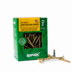 SPAX #10 x 3" Interior Flat Head Wood Screws Construction Torx T-Star Plus (72 EA) 1 LB