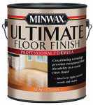 MINWAX Minwax 131020000 Ultimate Floor Finish Paint, Semi-Gloss, Liquid, Crystal Clear, 1 gal, Can PAINT MINWAX   