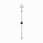 FUSION PRODUCTS LTD. Solar LED Cross Stick Light, 30 In. High ELECTRICAL FUSION PRODUCTS LTD.