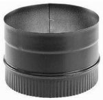 DURAVENT DuraBlack Stove Top Adapter, Black Single-Wall Stainless Steel, 6-In. PLUMBING, HEATING & VENTILATION DURAVENT
