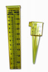 TAYLOR PRECISION PRODUCTS Taylor ClearVu 2715 Rain and Sprinkler Gauge, 5 in Rain, 1 in Sprinkler, Yellow LAWN & GARDEN TAYLOR PRECISION PRODUCTS