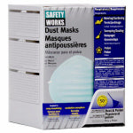 SAFETY WORKS INC Non-Toxic Dust Masks, 50-Pk. CLOTHING, FOOTWEAR & SAFETY GEAR SAFETY WORKS INC   