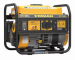 FIRMAN POWER EQUIPMENT Gas Portable Generator, Recoil Start, 30 Amps, 120-Volt, 1500/1200-Watts