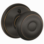 SCHLAGE LOCK Schlage F170VGEO716 Dummy Knob, Knob Handle, Round Design, Includes: Mounting Hardware, Aged Bronze, Residential, Metal HARDWARE & FARM SUPPLIES SCHLAGE LOCK