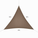 GALE PACIFIC USA, INC 10' Walnut Sail Shade