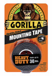 GORILLA Gorilla 6055002 Mounting Tape, 60 in L, 1 in W, Black PAINT GORILLA