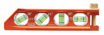 KLEIN Klein Tools Accu-Bend Series 935AB4V Magnetic Level, 4-Vial, Magnetic, Aluminum, High-Visibility Orange ELECTRICAL KLEIN