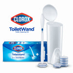 CLOROX Clorox 03191 Toilet Wand Kit, Plastic Blade, 15.31 in W, 4.41 in L, Plastic Handle CLEANING & JANITORIAL SUPPLIES CLOROX