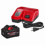 MILWAUKEE ELECTRIC TOOL CORP M18 18-Volt RedLithium Forge High Output XC 8.0 Ah Battery Pack & Charger Kit
