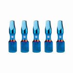 J S PRODUCTS SQ2 Mach-Blue Square Impact Driver Bits, 1 In., 5-Pk. TOOLS J S PRODUCTS