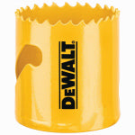 DEWALT DEWALT DAH180034 Hole Saw, 2-1/8 in Dia, 1-3/4 in D Cutting, 5/8-18 Arbor, 4/5 TPI, HSS Cutting Edge TOOLS DEWALT