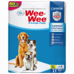 NYLABONE PRODUCTS Wee-Wee Superior Performance Dog Pee Pads, X-Large, 21-Ct.