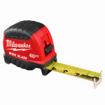 MILWAUKEE ELECTRIC TOOL CORP Wide Blade Tape Measure, 40 Ft.