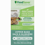 NEWELL BRANDS DISTRIBUTION LLC Vacuum Seal Zipper Bags, Gallon, 12-Ct.