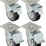 JIASHAN SUPERPOWER TOOLS CO.,LTD 4PC 5" Casters W/Brake TOOLS JIASHAN SUPERPOWER TOOLS CO.,LTD