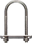 ASSA ABLOY AMERICAS RESIDENTIALI NC U-Bolt, Stainless Steel, 5/16 x 1-3/4 x 4-1/4 In. HARDWARE & FARM SUPPLIES ASSA ABLOY AMERICAS RESIDENTIALI NC