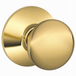 SCHLAGE LOCK CO Plymouth Passage Lockset, Bright Brass