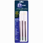 PREMIER PAINT ROLLER/Z PRO 3-Pc. Artist Paint Brush Assortment, Round White Bristles