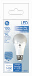 GE GE Relax 93116005 Light Bulb, A19 Lamp, 100 W Equivalent, Medium Lamp Base, Non-Dimmable, Soft White Light ELECTRICAL GE