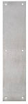TELL MANUFACTURING Tell Manufacturing DT100072 Push Plate, Aluminum/Steel, Satin, 15 in L, 3-1/2 in W, 0.05 ga Thick HARDWARE & FARM SUPPLIES TELL MANUFACTURING