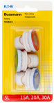 BUSSMANN Bussmann BP/SL-A Plug Fuse, 15 to 30 A, 125 V, 10 kA Interrupt, Time Delay Fuse ELECTRICAL BUSSMANN